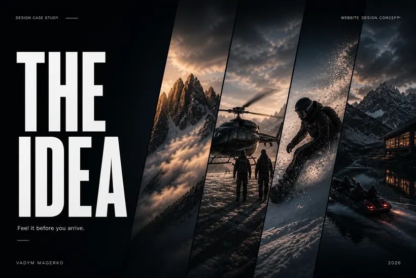 Концепт сайту The Idea — Експедиції